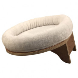 Adori Wandmeubel Finn - Kattenmand - Ø 45 cm Wit