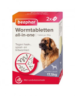 Beaphar all in one wormenmiddel rund