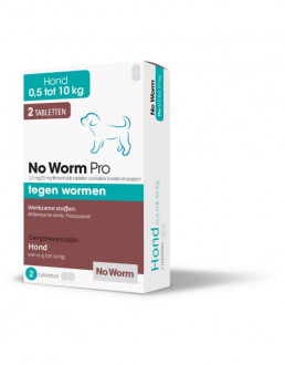 Anti wormenmiddel - 2 tab Vanaf 0.5 Kg - Vanaf 2 Weken
