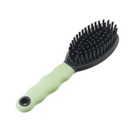 Ferplast Vachtborstel Zacht Kat - Kattenvachtborstel - 19.5x5.4x3 cm Lime Zwart