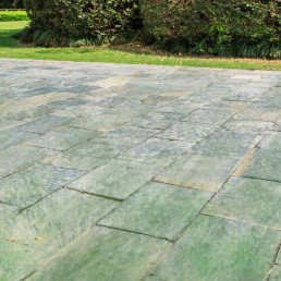 Groene aanslag verwijderen