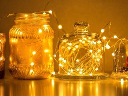 Kerstverlichting binnen advies