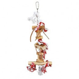 Trixie Speelgoed Aan Touw - Vogelspeelgoed - 35 cm Multi-Color