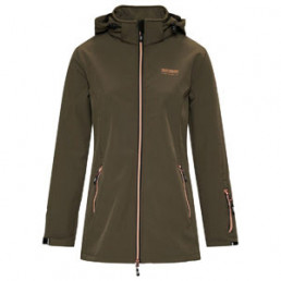 Nord Berg Dames Softshelljas Irene Army - Vrijetijdskleding