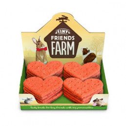 Tiny Friends Farm Giant Hearts - Knaagdiersnack - 20 g per stuk