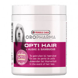 Versele-Laga Oropharma Opti Hair Dog Tegen Haaruitval - Voedingssupplement - Huid - Vacht - 130 g Granules