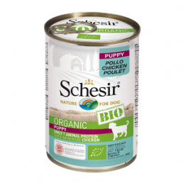 Schesir Puppy Bio Blik Paté - Hondenvoer - Kip 400 g