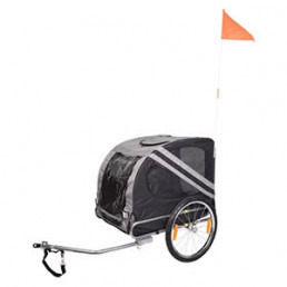 Adori Fietskar - Hondenfietskar - 125x75x95 cm Grijs Zwart