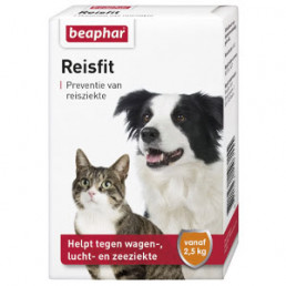 Beaphar Reisfittablet - Anti stressmiddel - 10 stuks