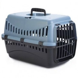 Beeztees Reismand Gipsy Eco - Kattenvervoersbox - 46x31x32 cm Blauw Zwart