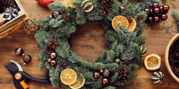 Kerstkrans maken